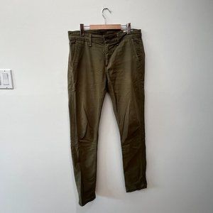 Rag & Bone Dark Green Chino Pants 32W